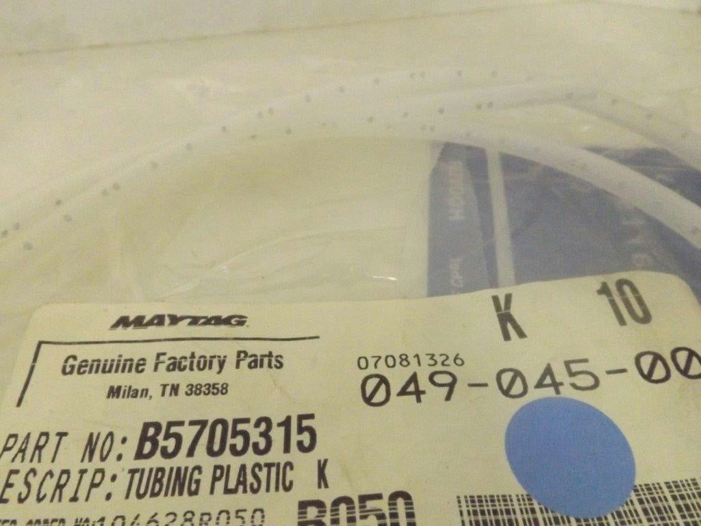 MAYTAG WHIRLPOOL REFRIGERATOR B5705315 PLASTIC TUBING NEW MAYTAG WHIRLPOOL REFRIGERATOR B5705315 PLASTIC TUBING NEW